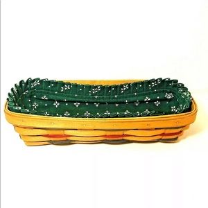 Longaberger Cracker Basket w/ Liner
